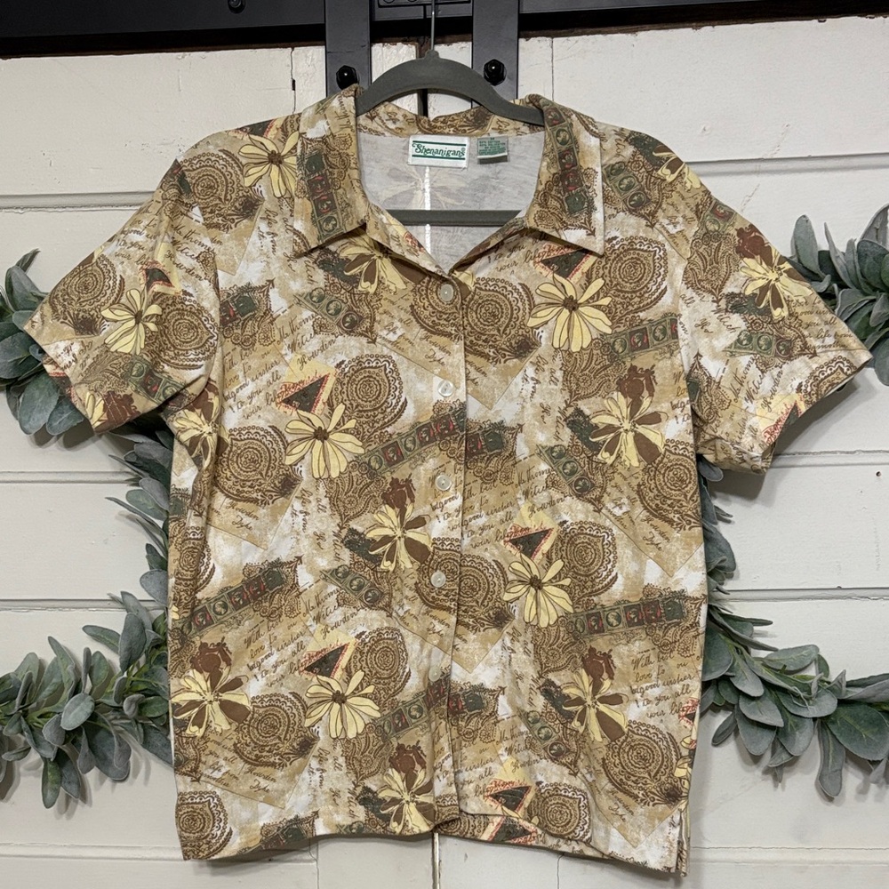 Vintage Shenanigans Tropical Top